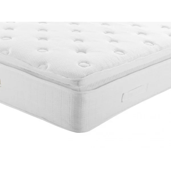 pas cher marque Vente-unique Ensemble Sommier Et Matelas Anti-feu Ressorts Ensachés Et Surmatelas … 3