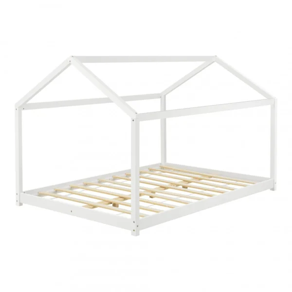 En.casa Lit D’Enfant Forme Maison Cerro Avec Matelas Mousse à Froid 120 X 200… site en ligne 4