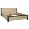 offre spéciale Altobuy SIWA – Lit 180x200cm Effet Bois Et Beton Ciré 17