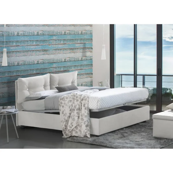 garantis authentique Autrement Talamo Italia Lit Rangement Giulia, Made In Italy, Lit Avec Revêtemen… 1
