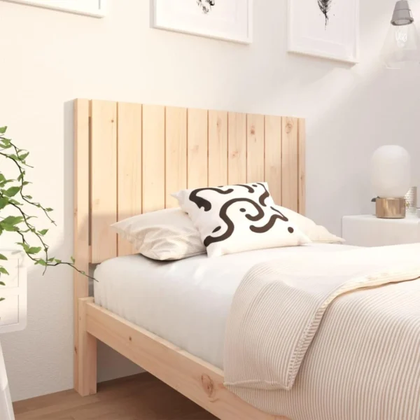 VidaXL Tête De Lit 105,5x4x100 Cm Bois Massif De Pin authentiques 1