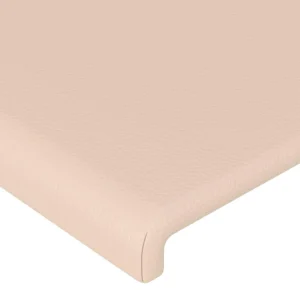 VidaXL Tête De Lit Avec Oreilles Cappuccino 203x23x118/128 Cm soldes en ligne 15