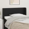 VidaXL Tête De Lit Avec Oreilles Noir 93x16x78/88 Cm Similicuir marque pas cher en ligne 17
